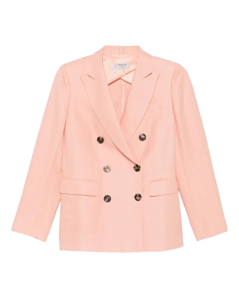 Alberto Biani double-breasted buttoned blazer - Rosa Rosa