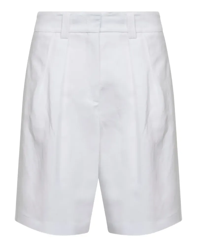 Blanca Shorts mit Falten - Weiß Weiß