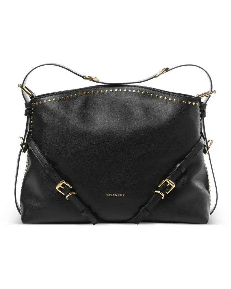 Givenchy medium Voyou studded buckle shoulder bag - Schwarz Schwarz