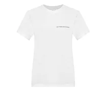 T-Shirt mit Logo-Print - Weiß