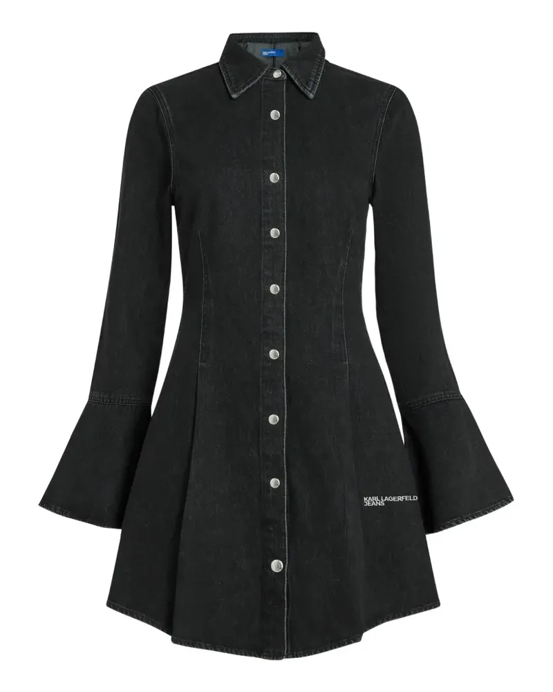 Karl Lagerfeld Kleid mit weitem Schnitt - Schwarz Schwarz