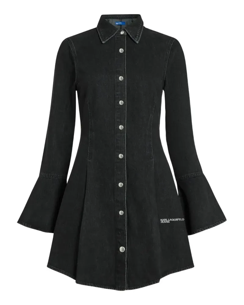 Karl Lagerfeld Kleid mit weitem Schnitt - Schwarz Schwarz