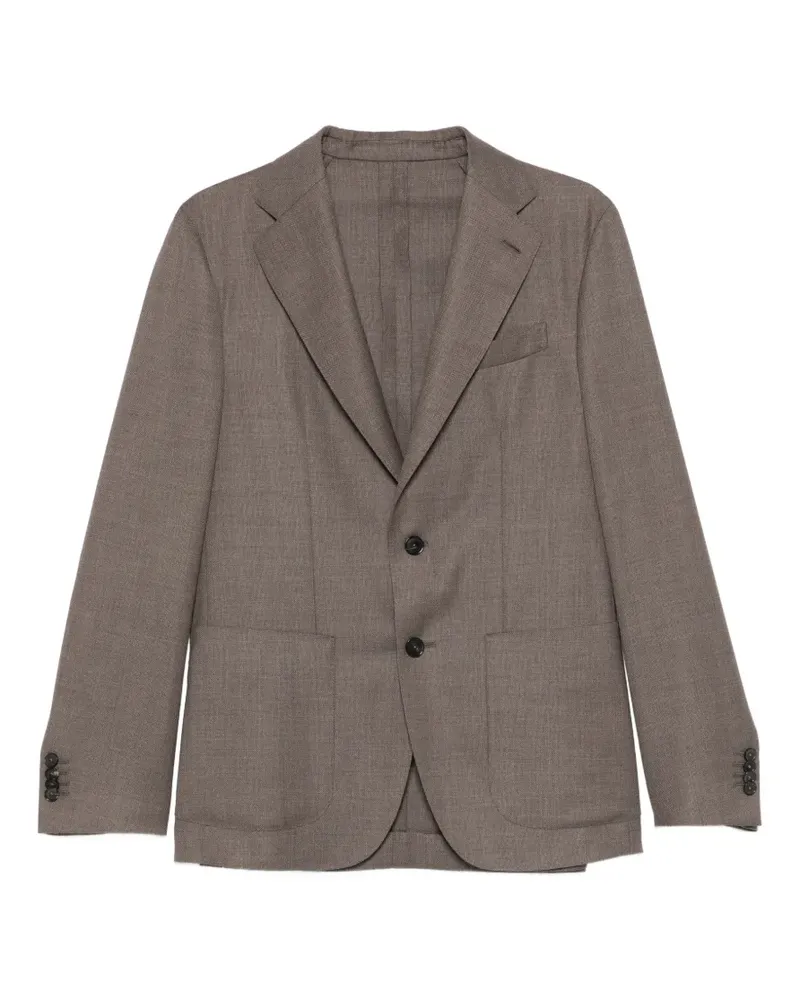 Caruso lapels americana blazer - Nude Nude