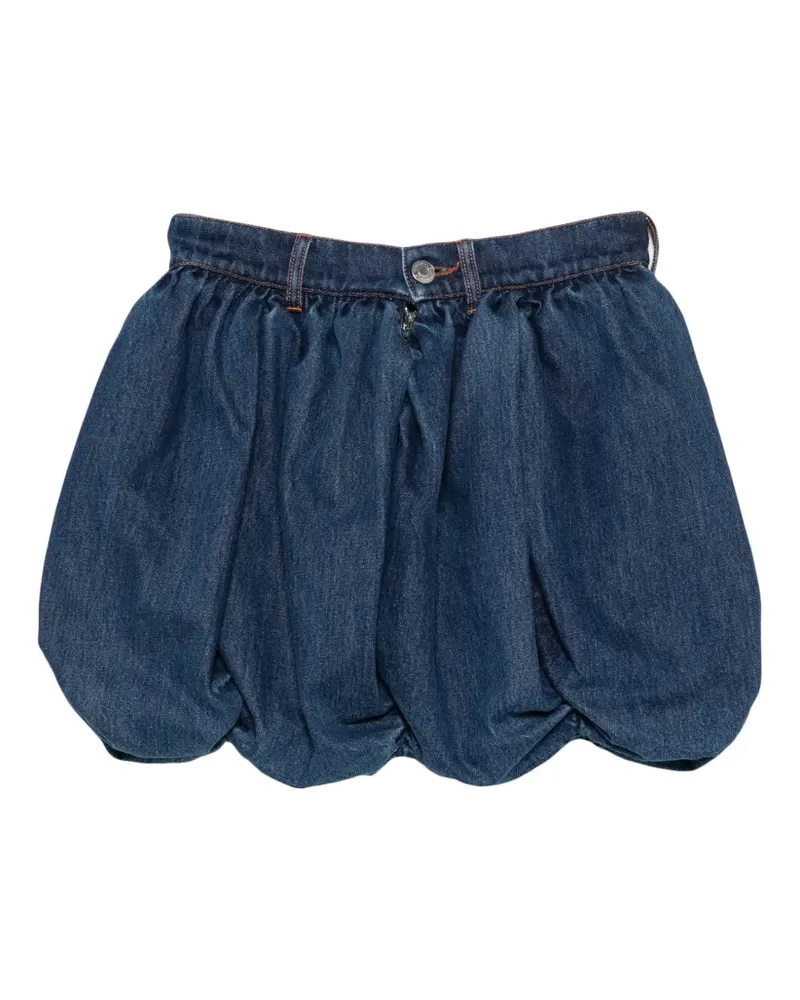 Viktor & Rolf Pumpkin Minirock mit Ballonsaum - Blau Blau