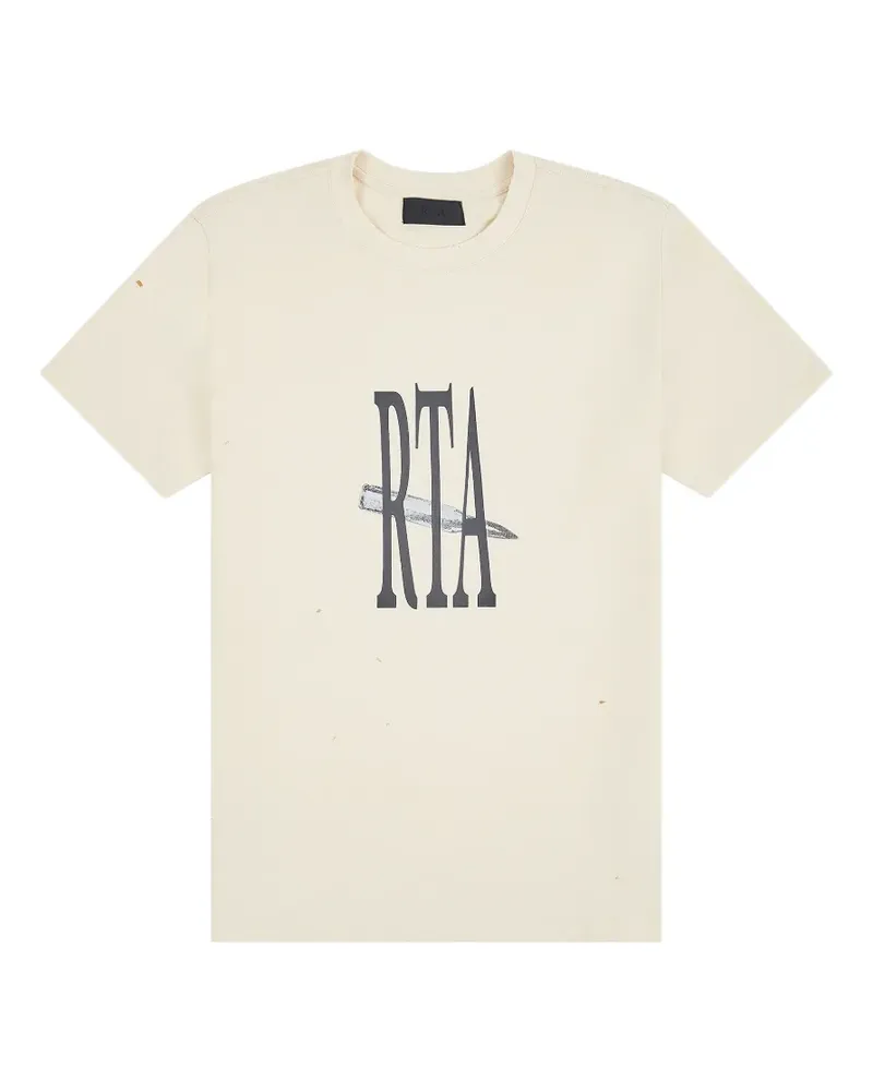 RTA Kurzärmeliges Liam T-Shirt - Nude Nude