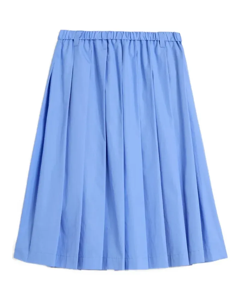 ASPESI pleated elasticated skirt - Blau Blau