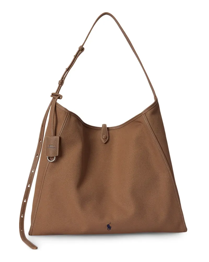 Ralph Lauren Schultertasche mit Logo-Detail - Braun Braun