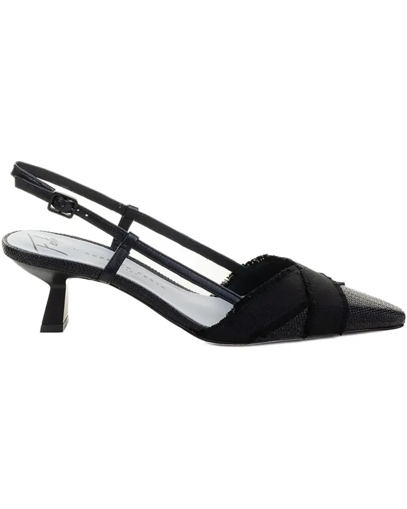 FESTA Milano Girasol Slingback-Pumps - Schwarz Schwarz