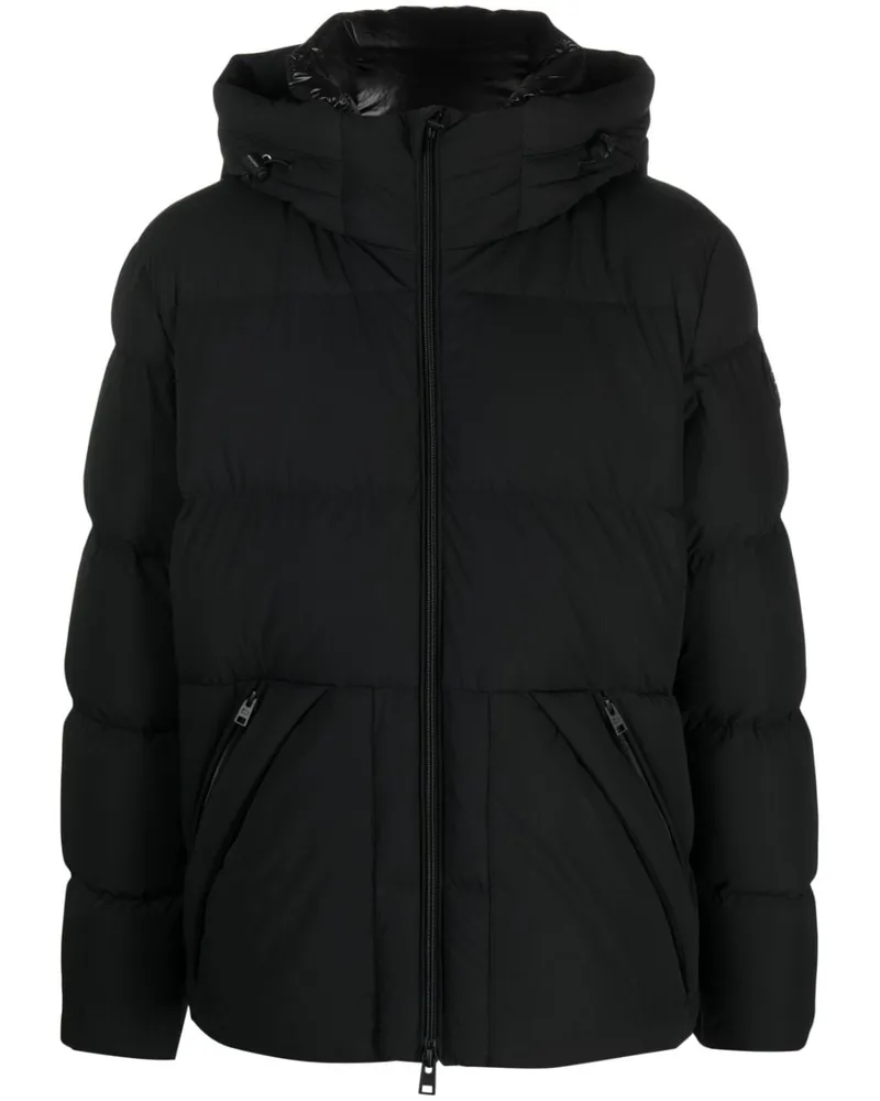 Woolrich Gefütterte Kapuzenjacke - Schwarz Schwarz