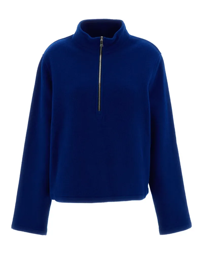 Rier quarter-zip wool sweater - Blau Blau