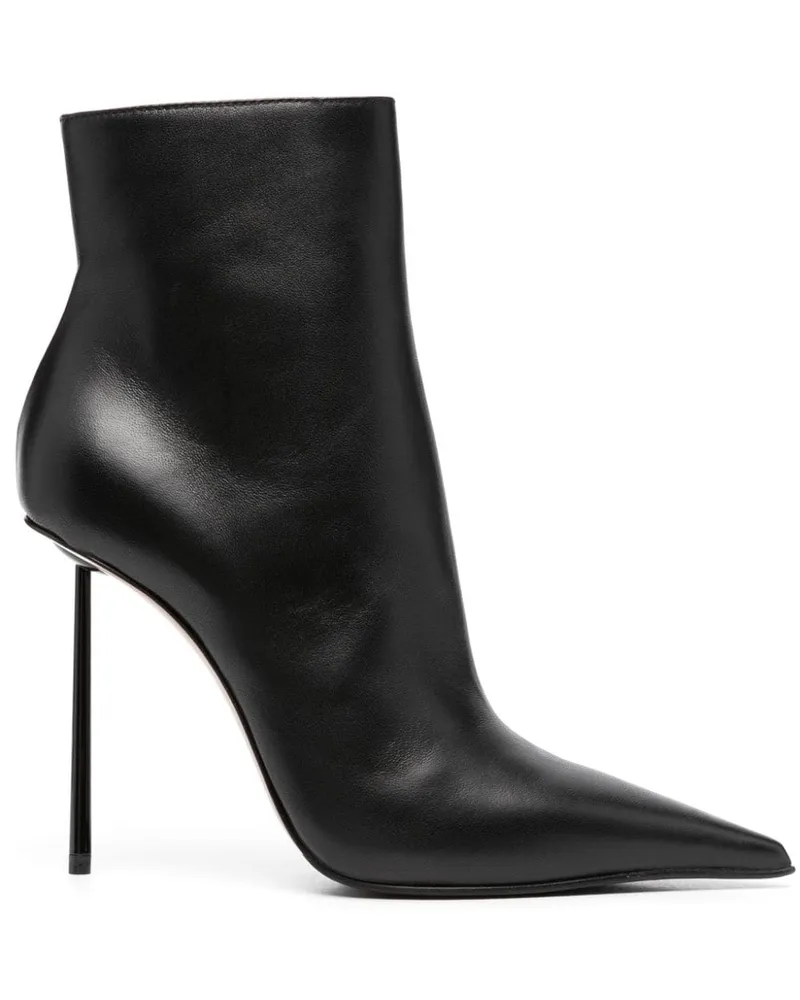 Le Silla Stiefeletten aus Leder 110mm - Schwarz Schwarz