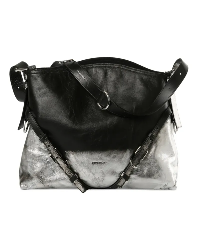 Givenchy Schultertasche mit Logo - Schwarz Schwarz