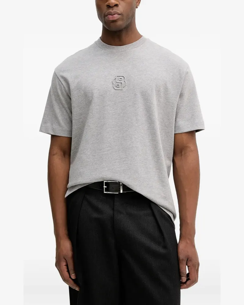 HUGO BOSS T-Shirt mit Logo - Grau Grau
