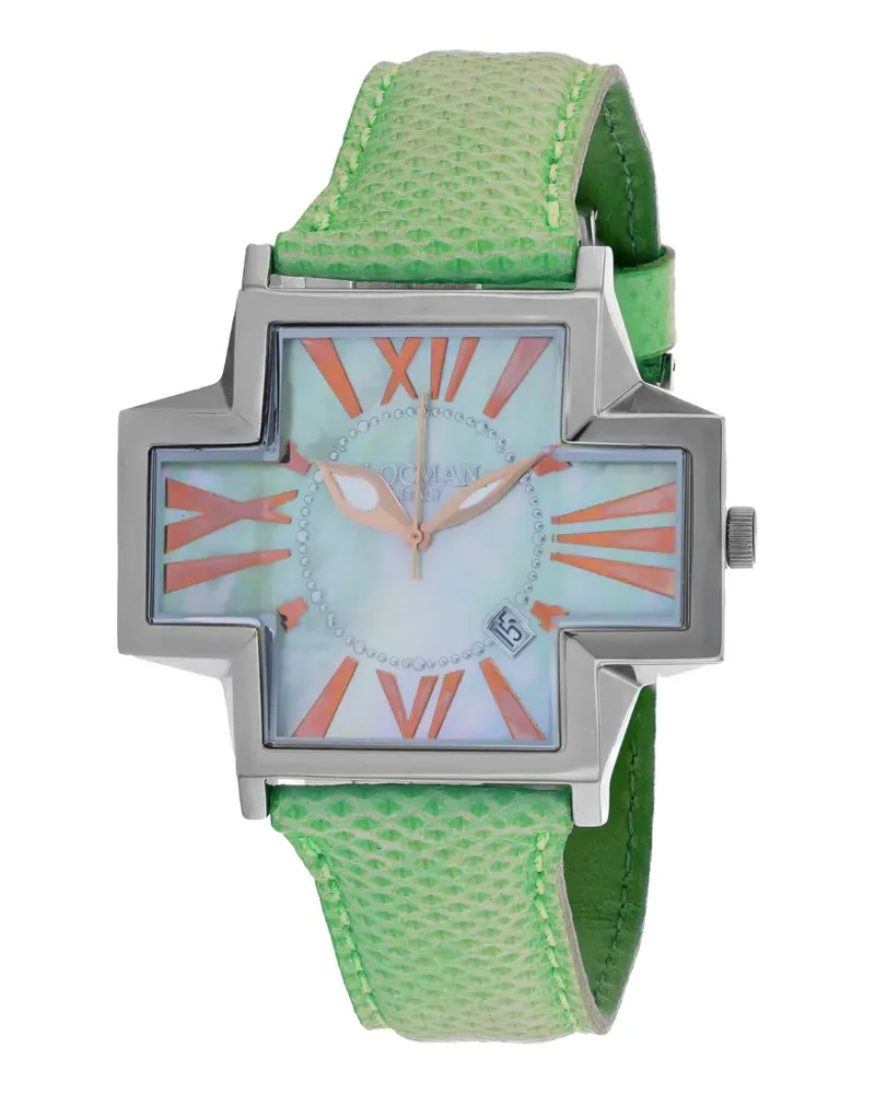 Locman Plus Cross Armbanduhr 36mm - Blau Blau