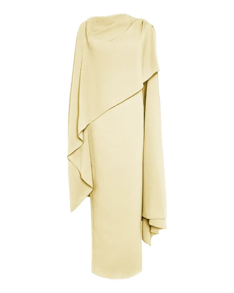 Roksanda Ilincic Demetria cape-detail maxi dress - Gelb Gelb
