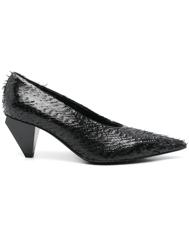 Attilio Giusti Leombruni Knife Pumps 65mm - Schwarz Schwarz