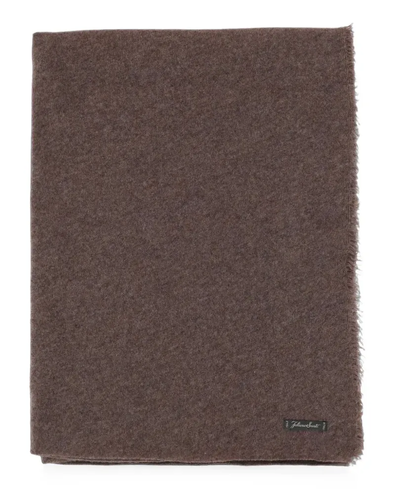 Faliero Sarti frayed-edge scarf - Braun Braun