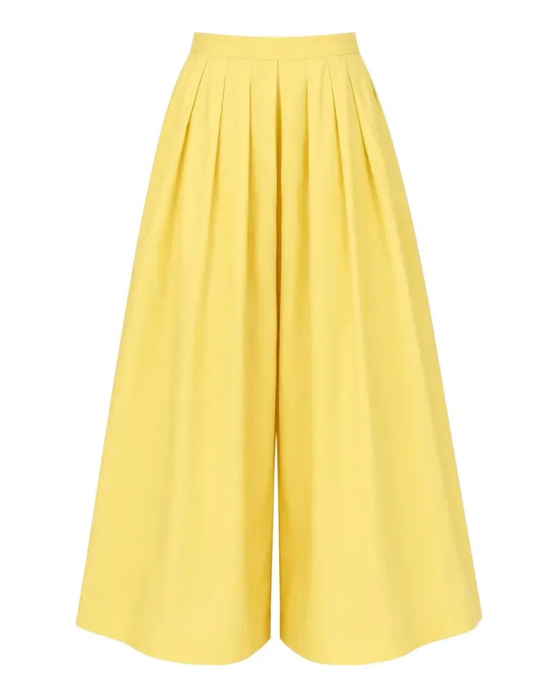 Rosie Assoulin Skant Pant pleated trousers - Gelb Gelb