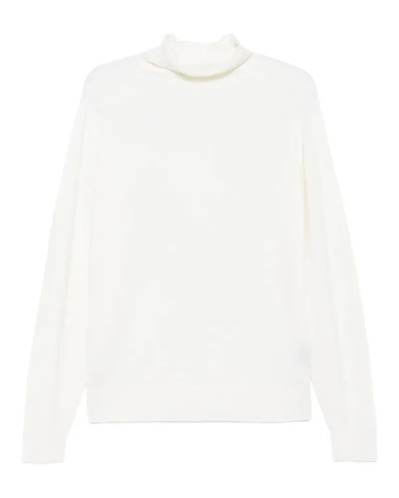 John Smedley Connell Rollkragenpullover - Weiß Weiß
