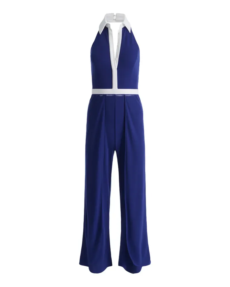 Alice + Olivia Alara halterneck jumpsuit - Blau Blau