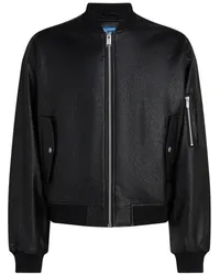 Karl Lagerfeld Bomberjacke mit beschichtetem Finish Schwarz