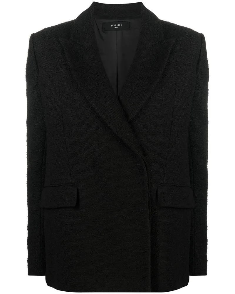 Amiri Einreihiger Blazer - Schwarz Schwarz