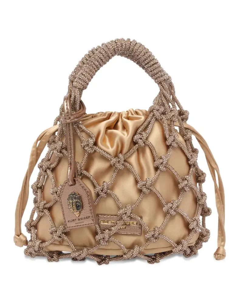 Kurt Geiger Handtasche mit Kristallen - Nude Nude