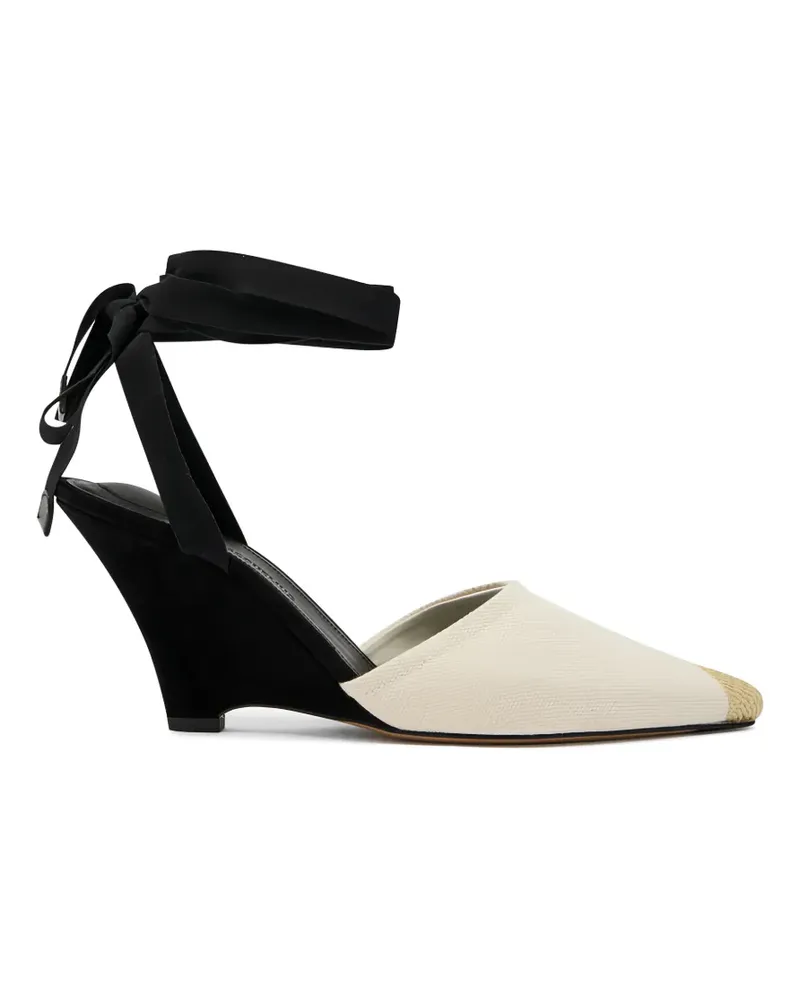Jacquemus pointed toe tie sandals - Nude Nude