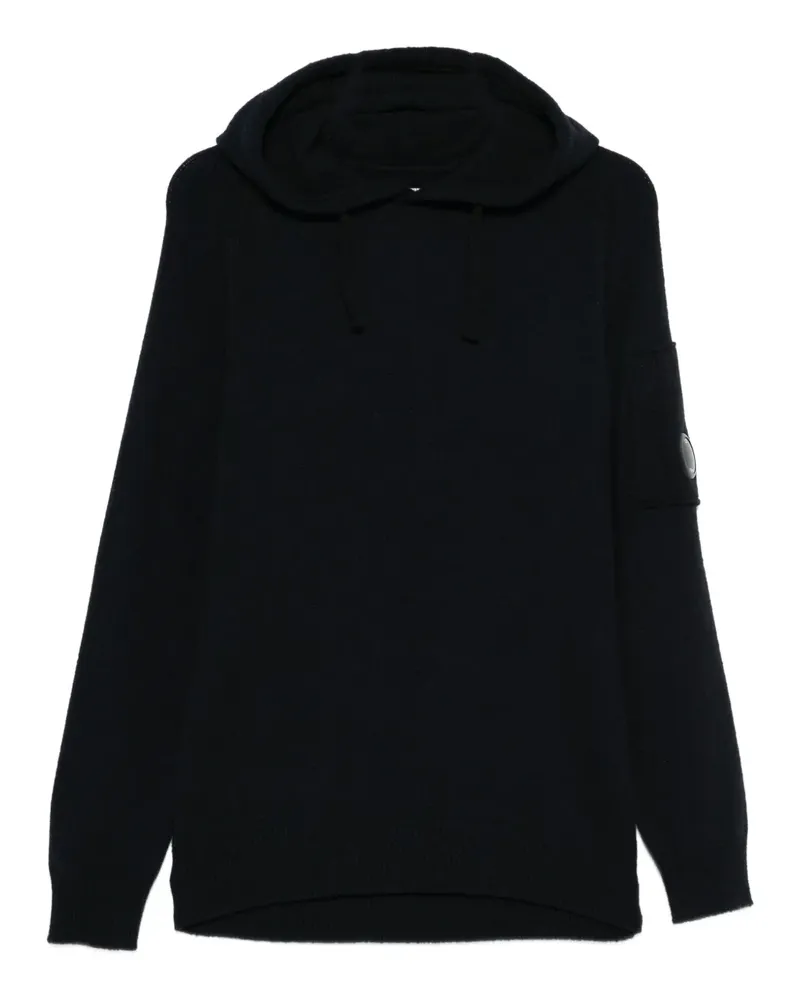 C.P. Company Langärmeliger Hoodie - Blau Blau