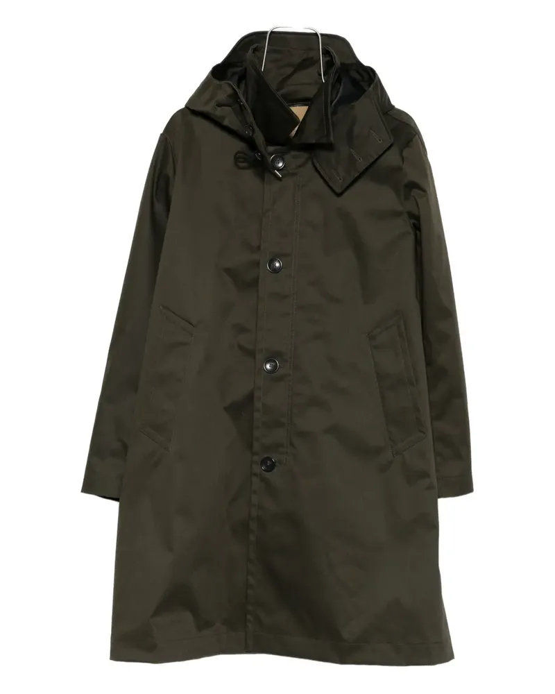 Ten c hooded raincoat - Grün Grün