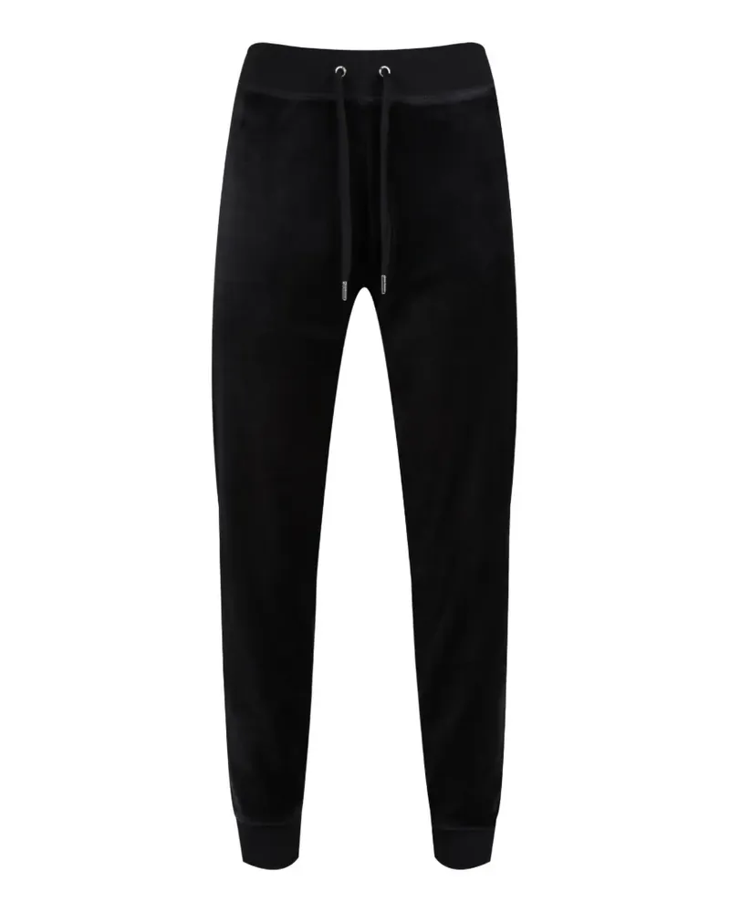 Juicy Couture Jogginghose in Samtoptik - Schwarz Schwarz