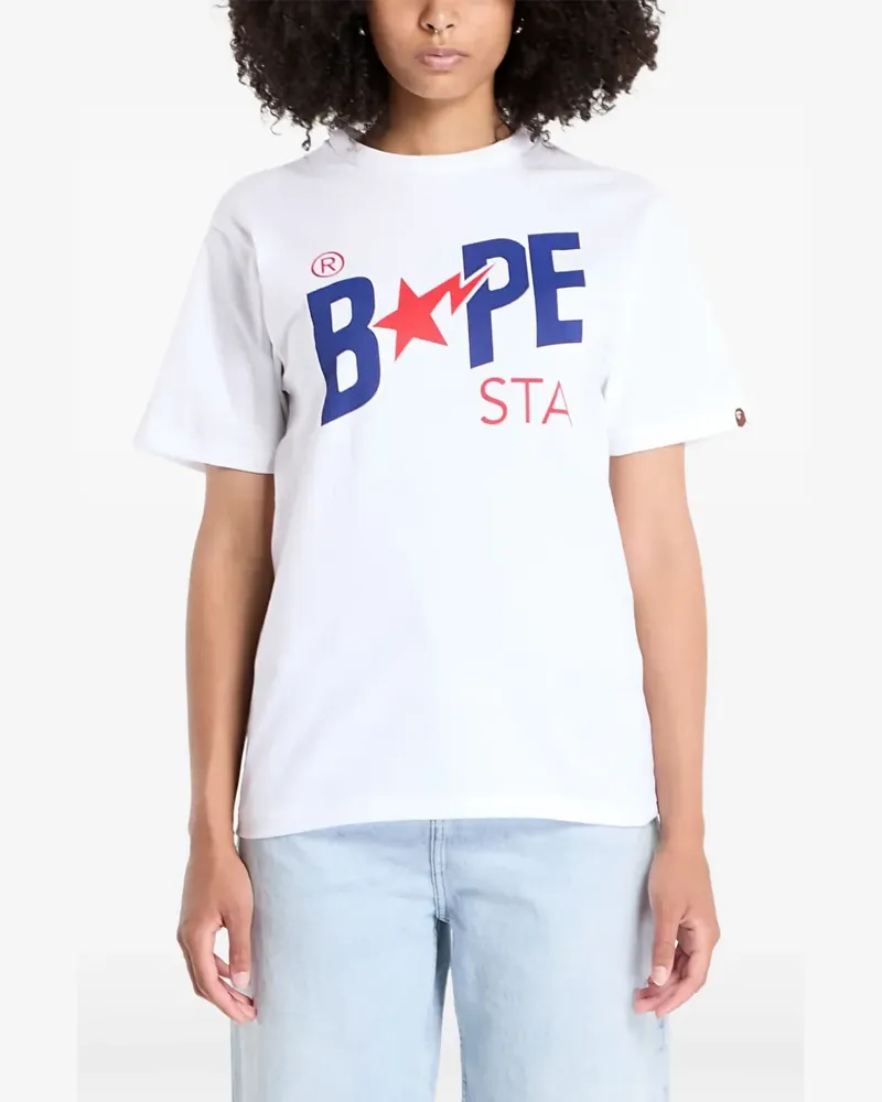 BAPE bape sta T-shirt - Weiß Weiß