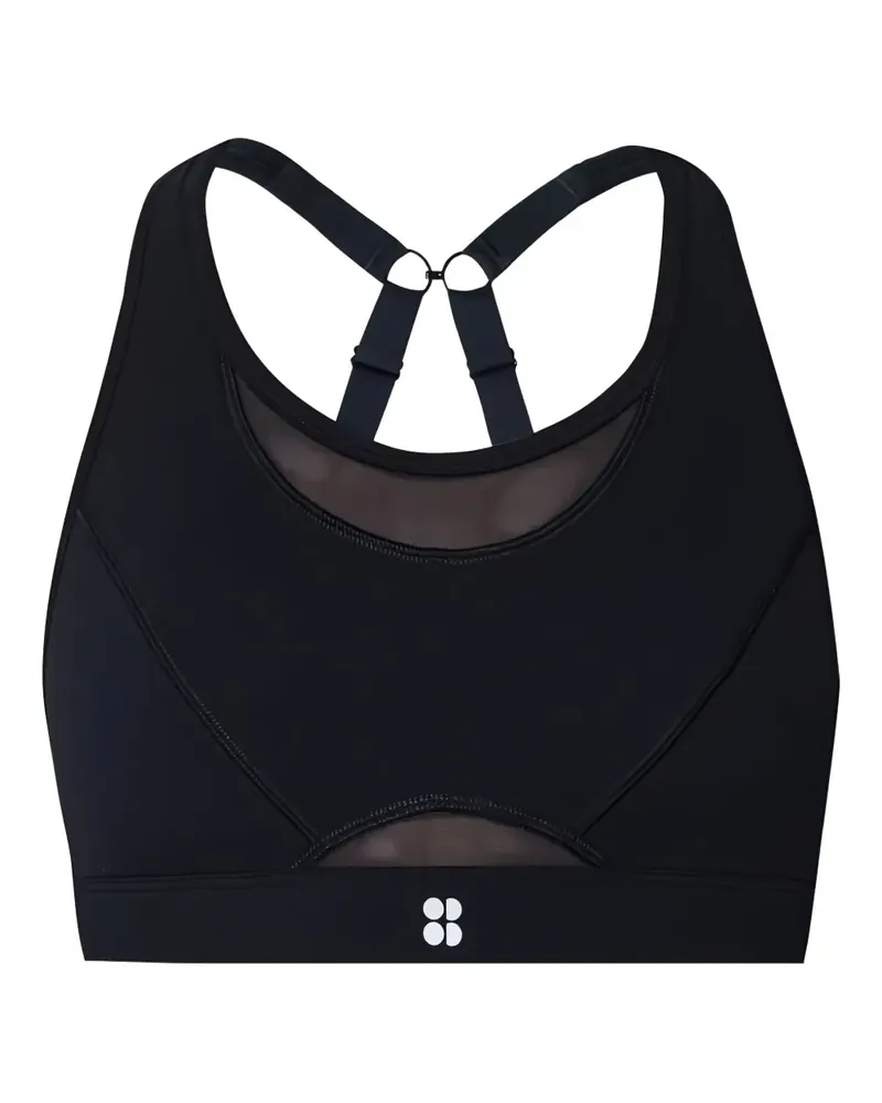 Sweaty Betty Sport-BHs mit Einsätzen - Schwarz Schwarz