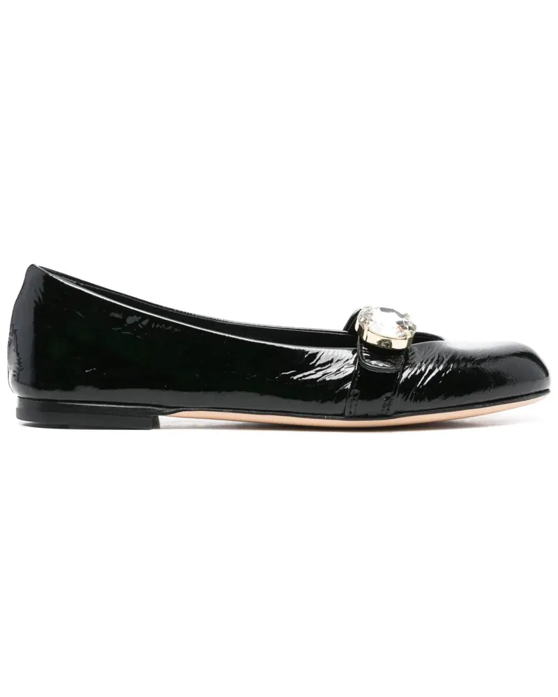 Attilio Giusti Leombruni Milly Precious Ballerinas - Schwarz Schwarz