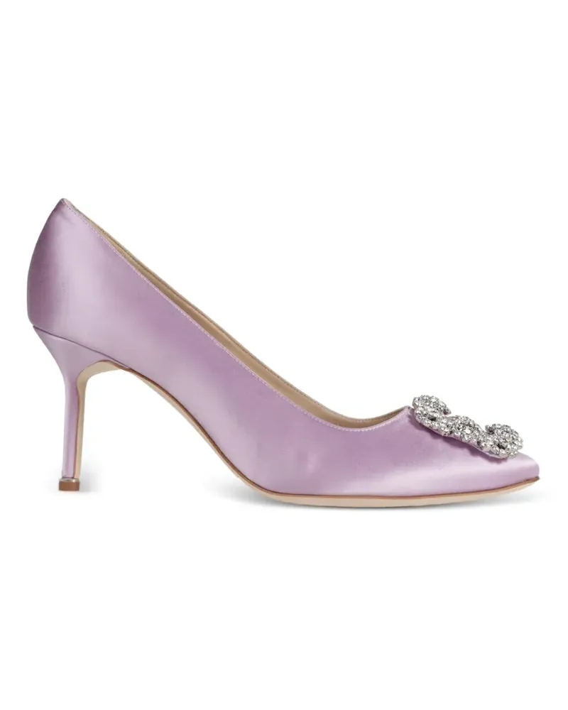 Manolo Blahnik Hangisi Pumps 70mm - Rosa Rosa