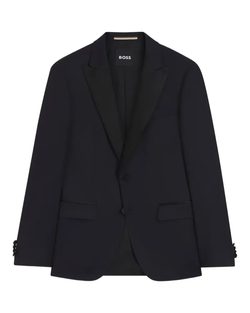 HUGO BOSS Jacke mit steigendem Revers - Blau Blau