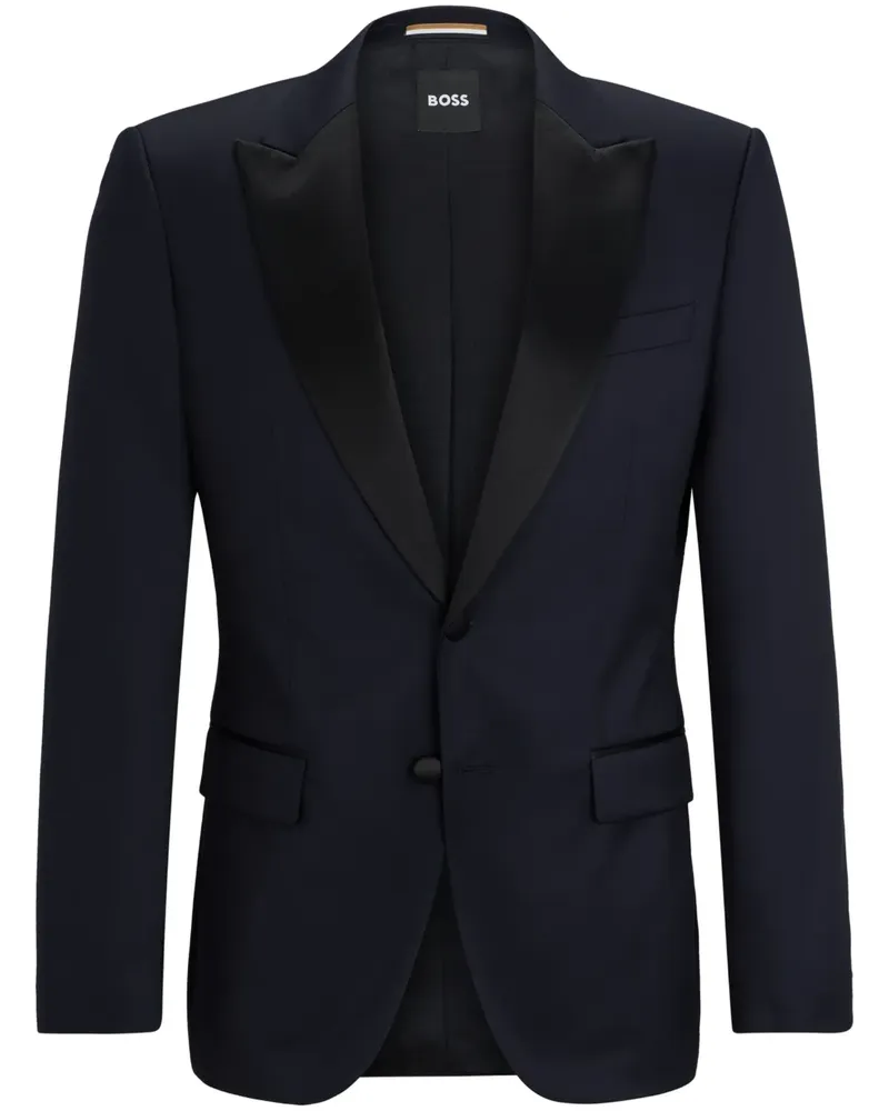 HUGO BOSS Jacke mit steigendem Revers - Blau Blau