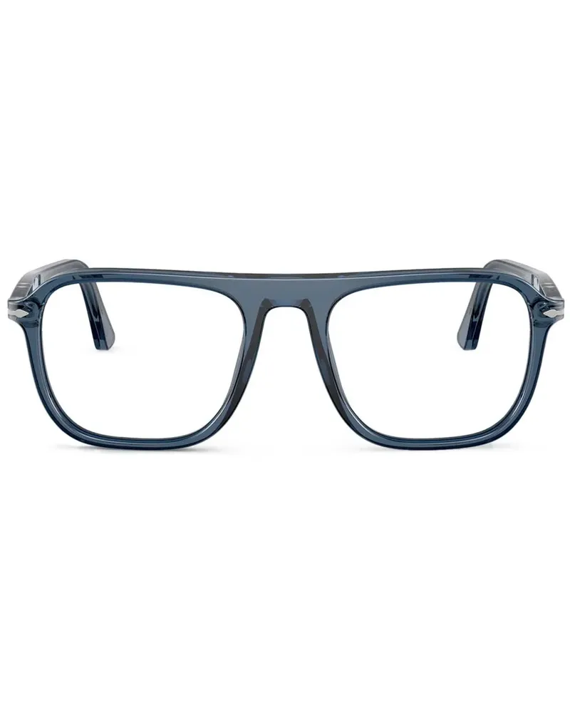 Persol Jacques Brille mit Oversized-Gestell - Blau Blau