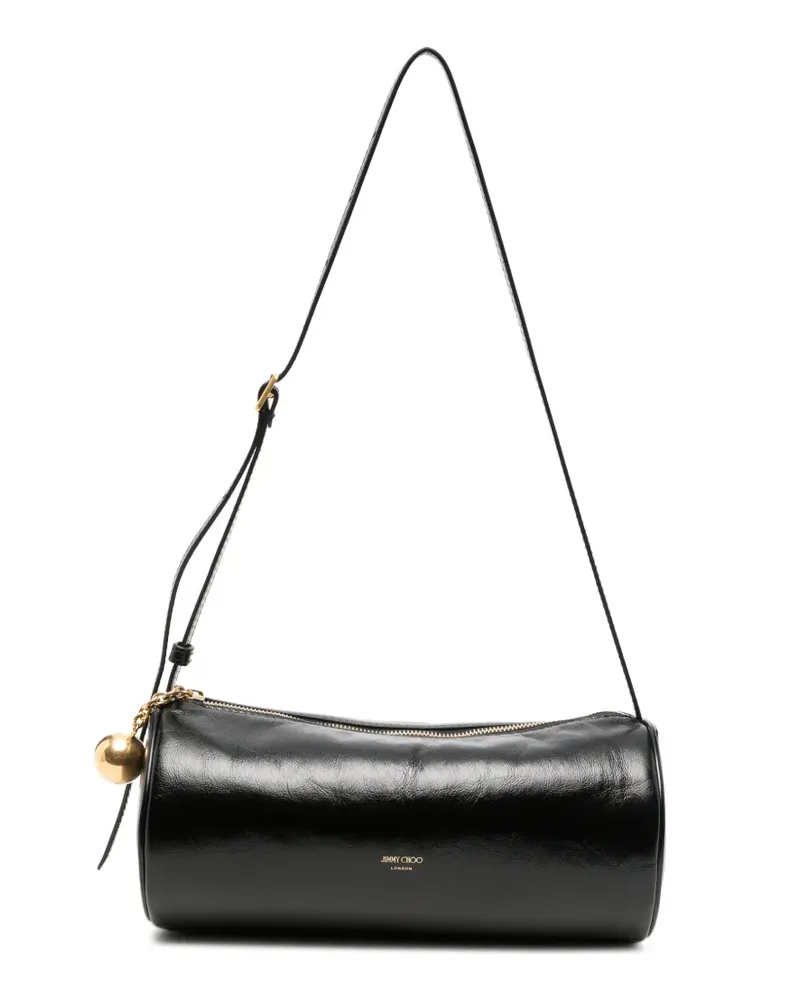Jimmy Choo Tube Mini Clutch aus Leder - Schwarz Schwarz