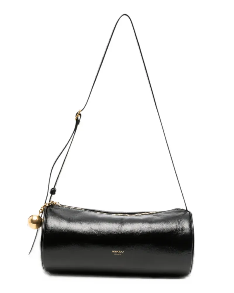 Jimmy Choo Tube Mini Clutch aus Leder - Schwarz Schwarz