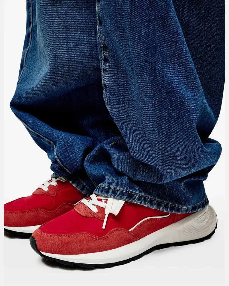 HOFF City MKII panelled lace-up sneakers - Rot Rot