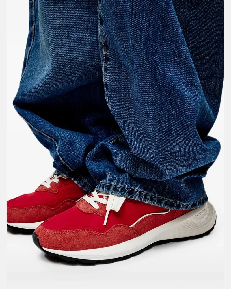 HOFF City MKII panelled lace-up sneakers - Rot Rot