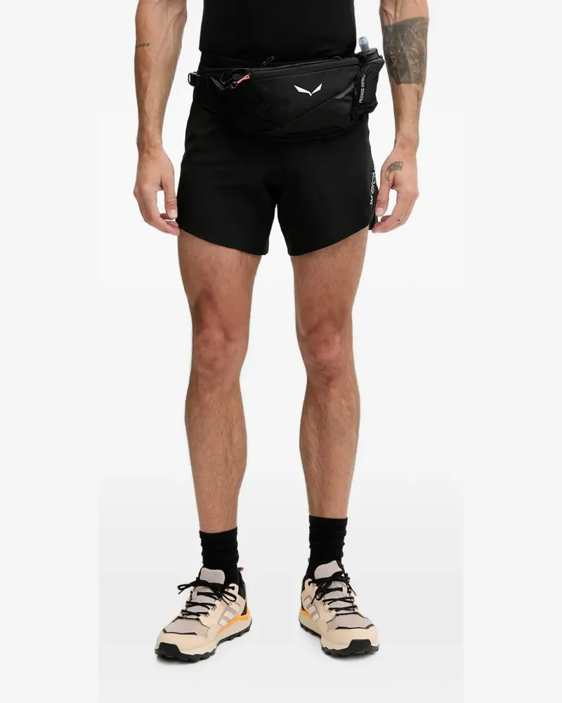 X-Bionic Shorts mit Logo-Print - Schwarz Schwarz