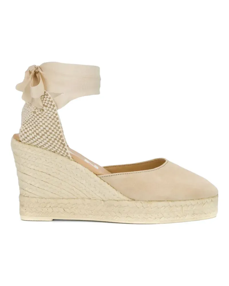Manebí ribbon woven espadrilles - Nude Nude
