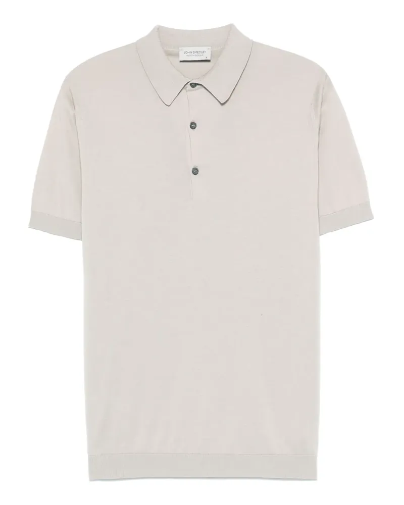 John Smedley Adrian' Poloshirt - Grau Grau