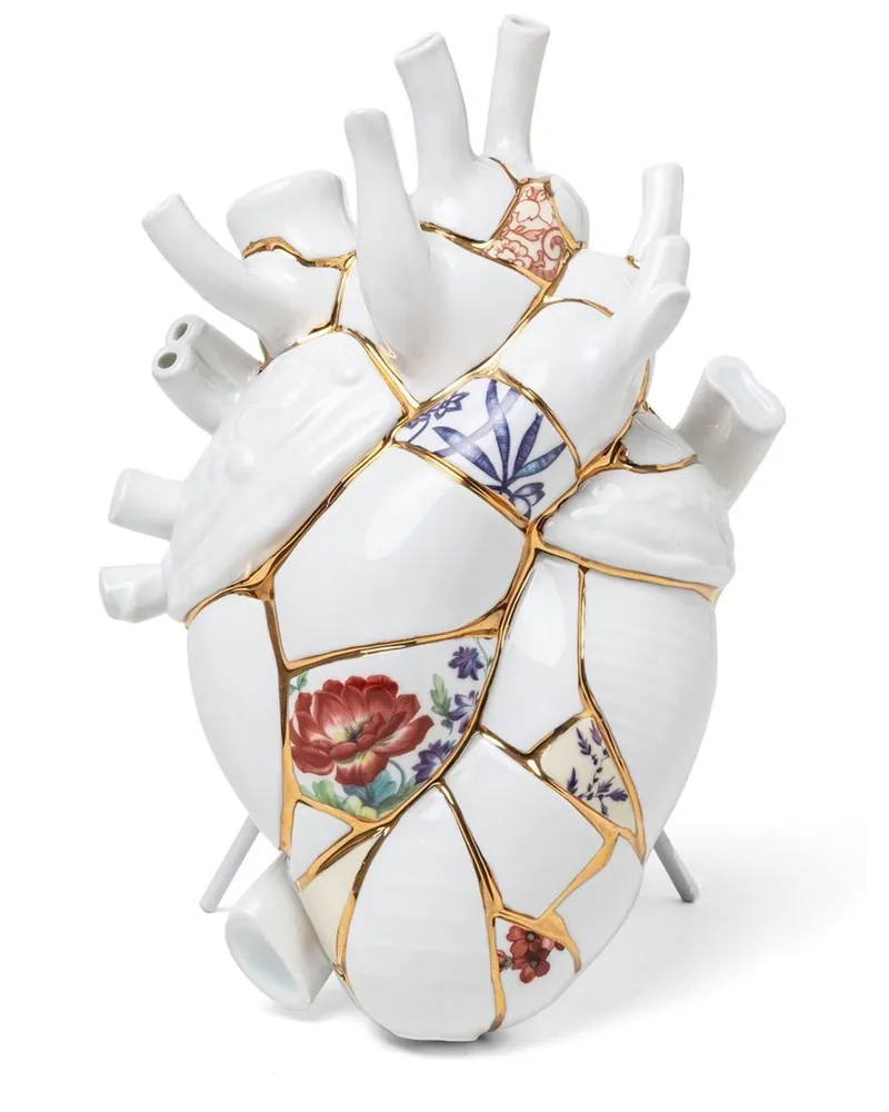 Seletti Love in Bloom Vase - Weiß Weiß
