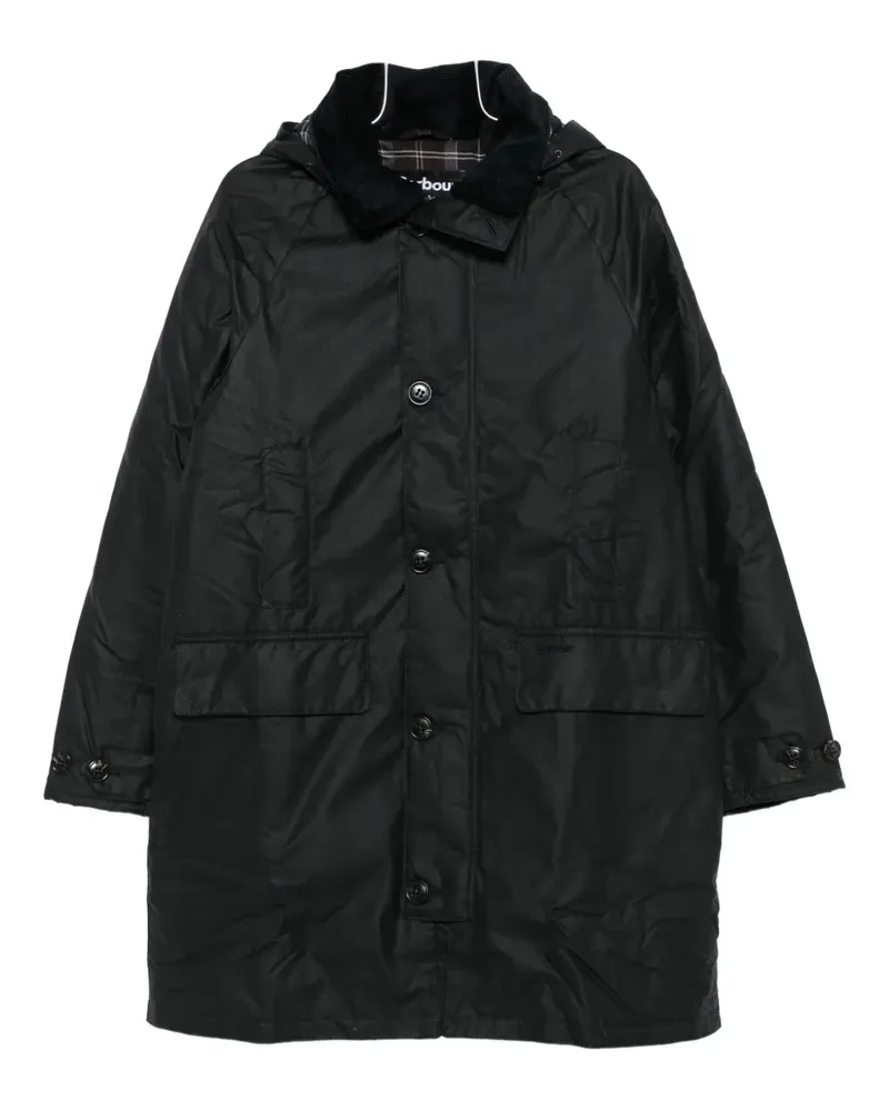 Barbour Beaudale Trenchcoat mit Cordkapuze - Blau Blau