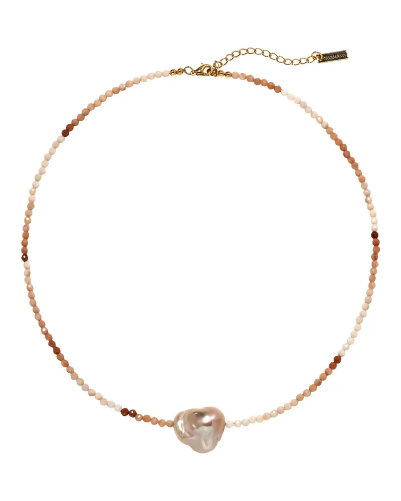 Jennifer Behr Whitley opal necklace - Nude Nude
