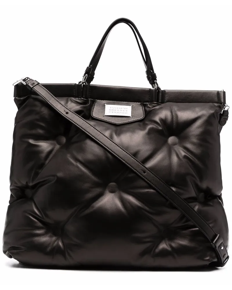 Maison Margiela Große Glam Slam Handtasche Schwarz