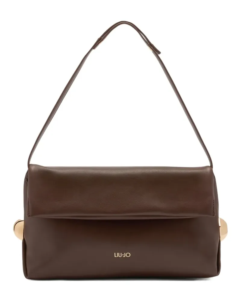 Liu Jo Better Schultertasche mit Klappe - Braun Braun